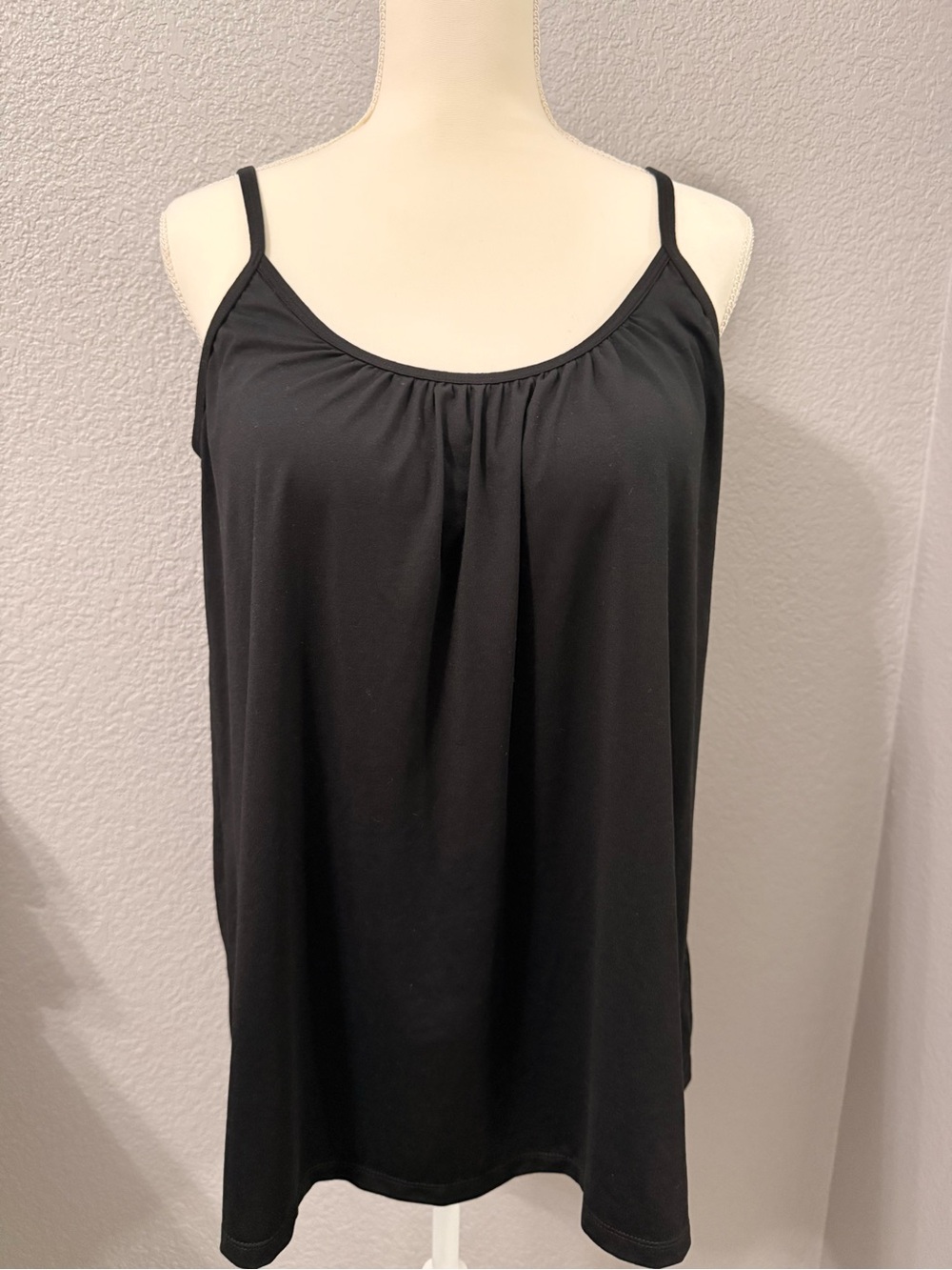 32 Degrees Black Flowing Spaghetti Strap Camisole